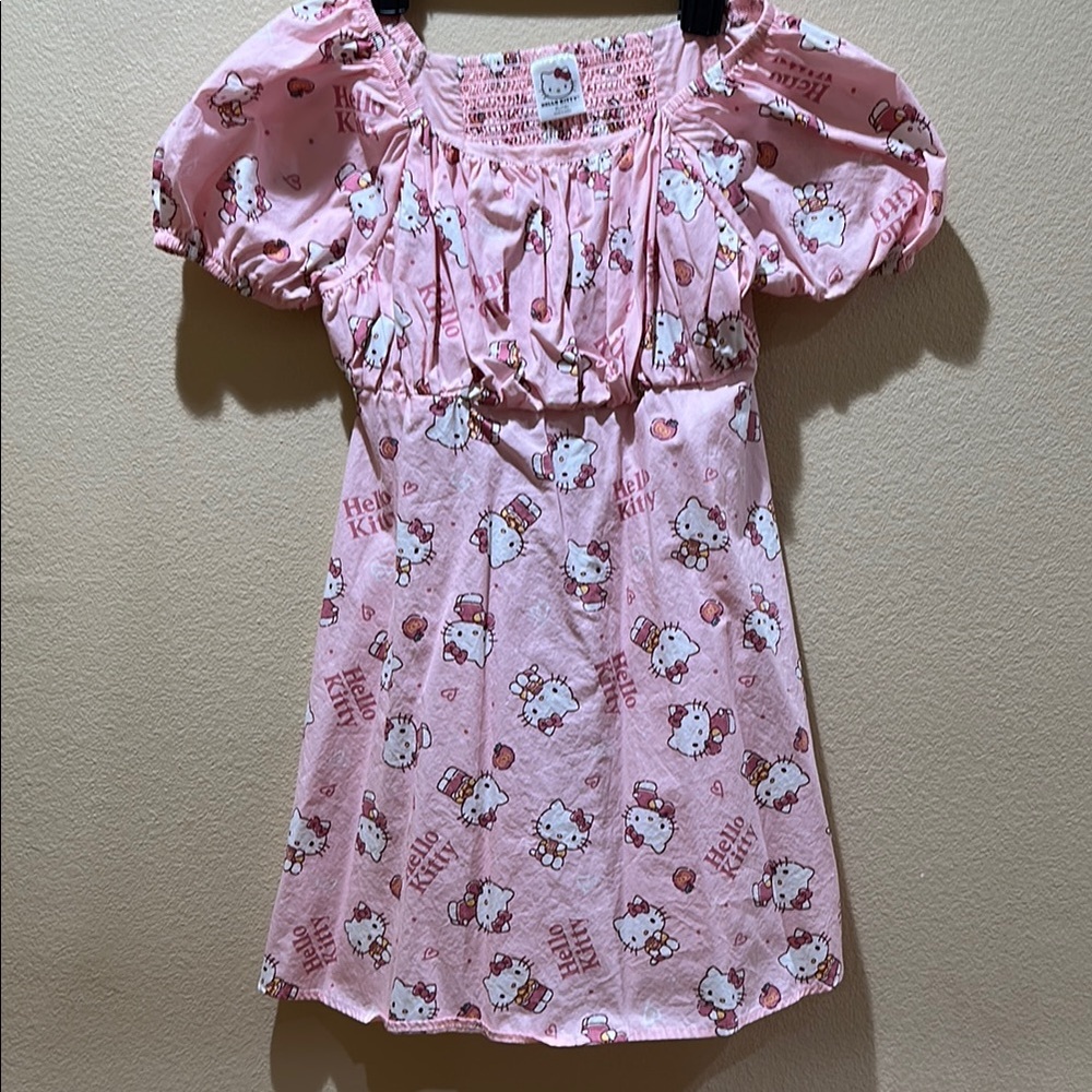 Hello Kitty Blush Pink Ruffle Top